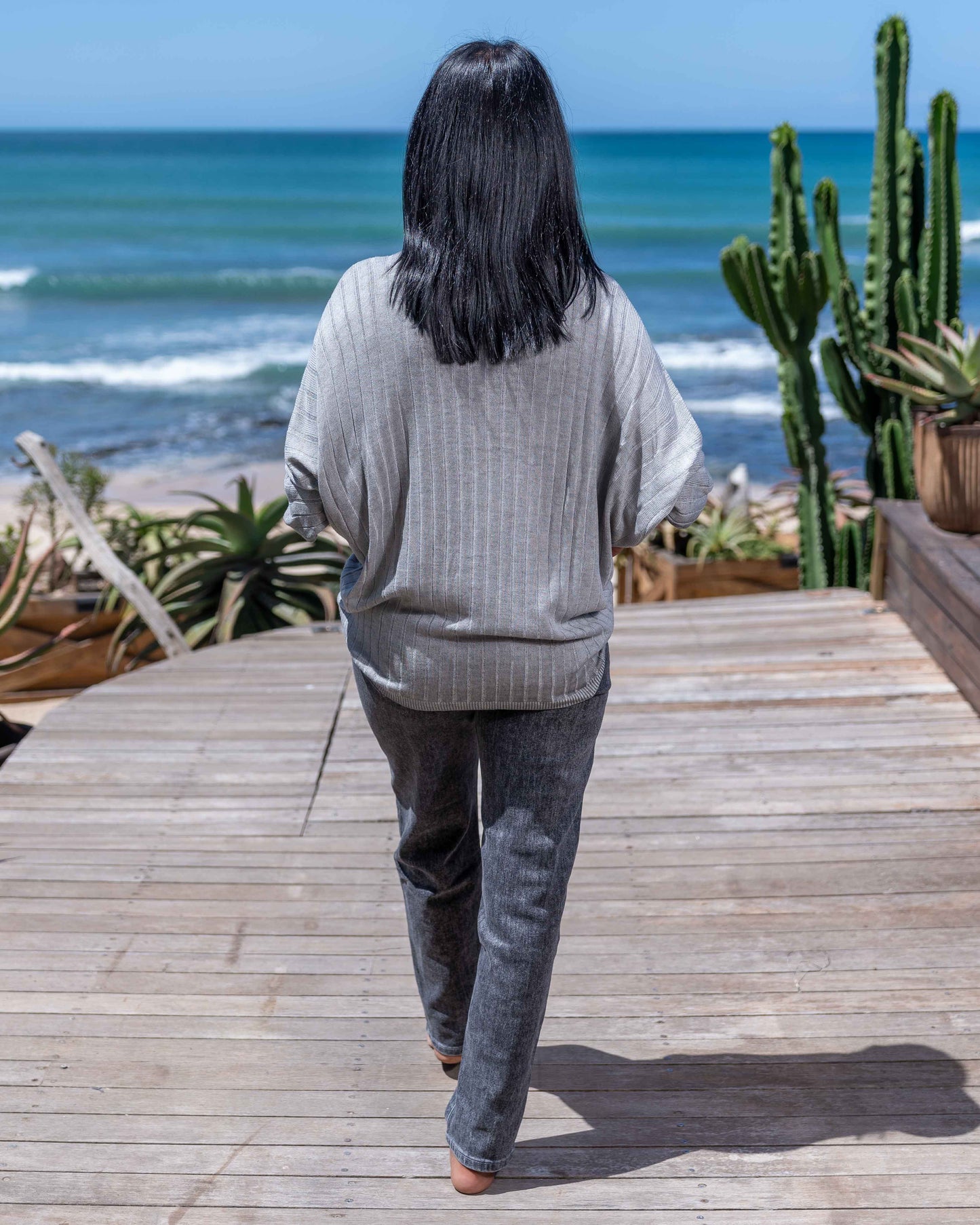 Life On The Go Knit | Grey