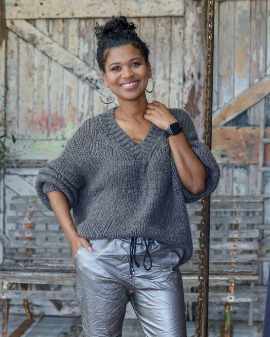 Loose Stitch knit | Brown