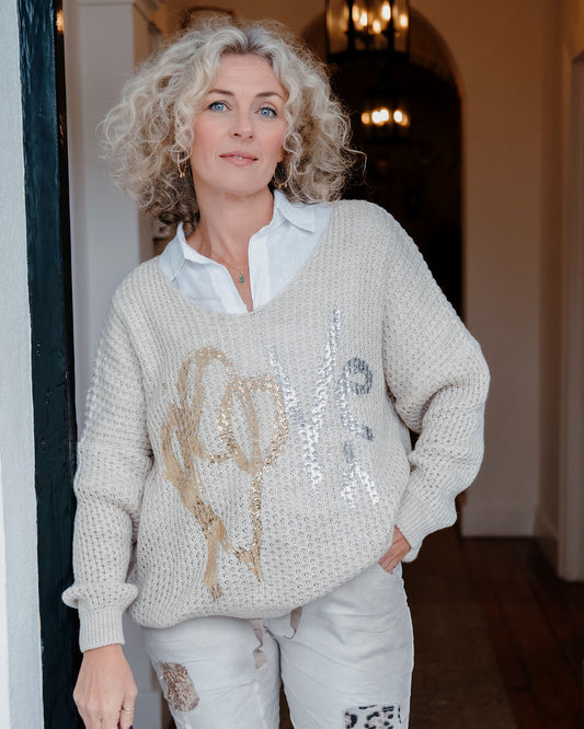 Love Me Forever Knit | Beige