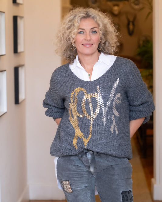 Love Me Forever Knit | Grey
