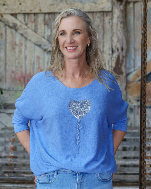 Love and Light Knit | Blue