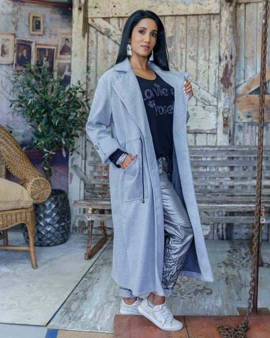Lucky To Have You Coat | Grey