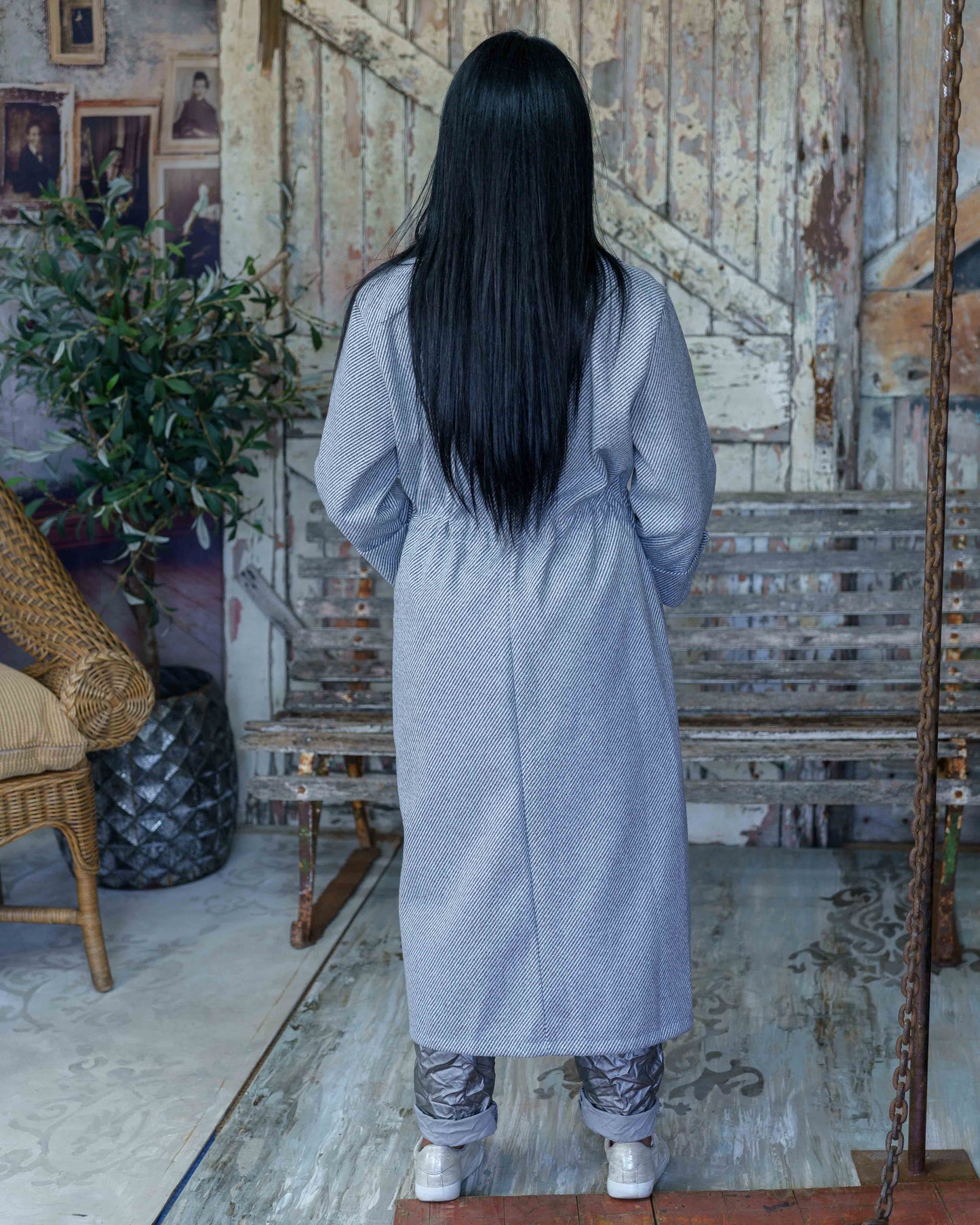 Lucky To Have You Coat | Grey