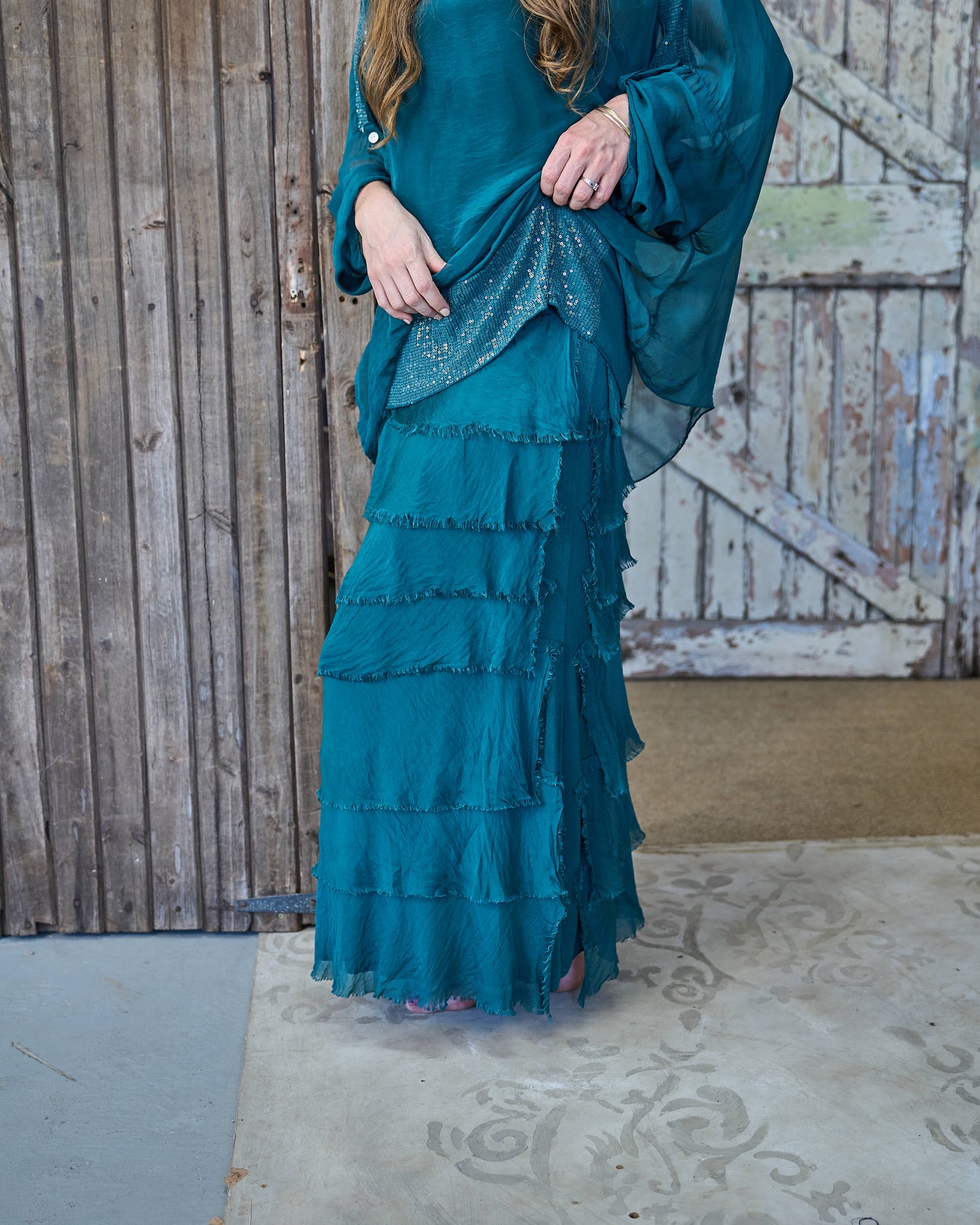 Layer Up Skirt | Teal