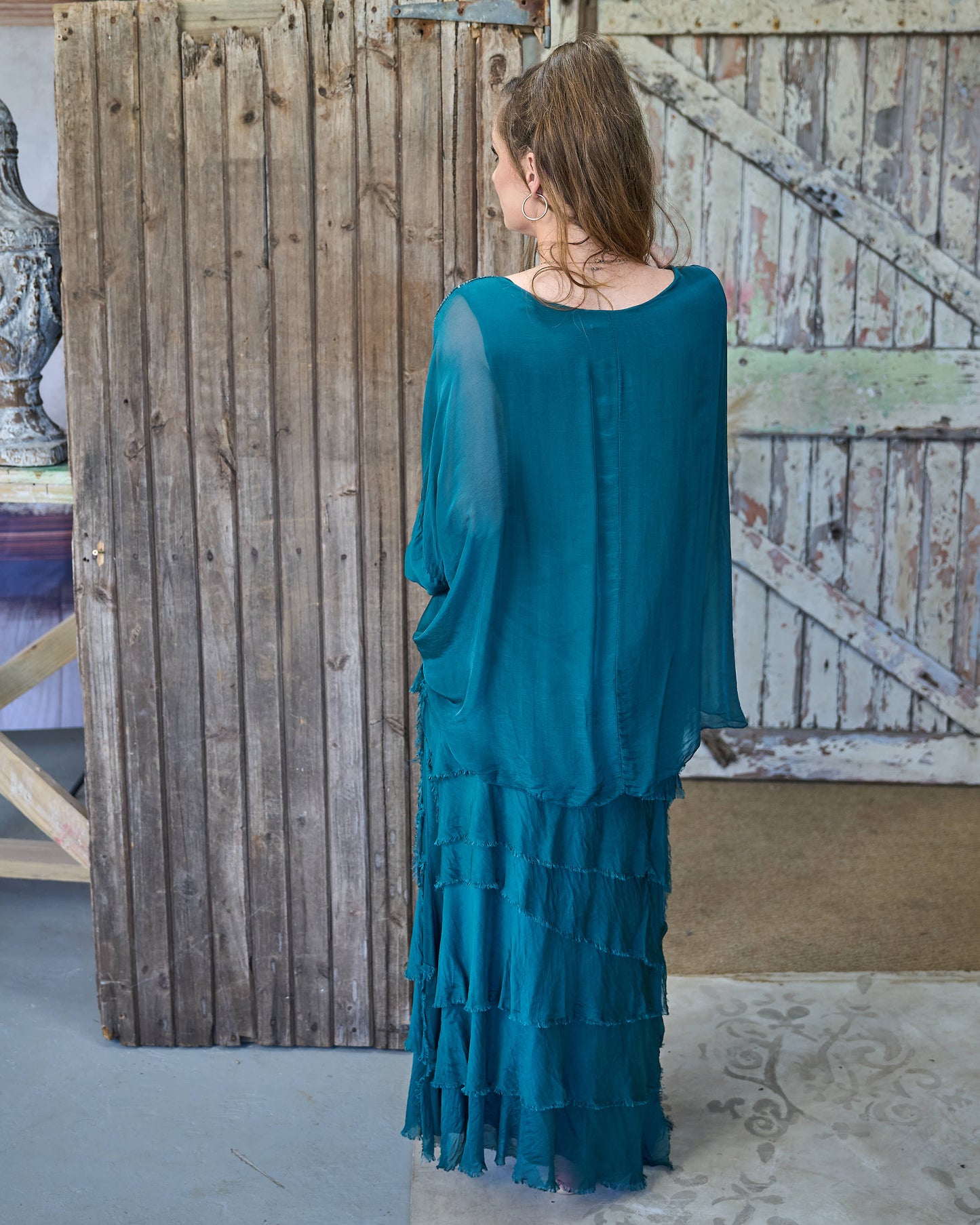 Luna Sequin Top | Teal