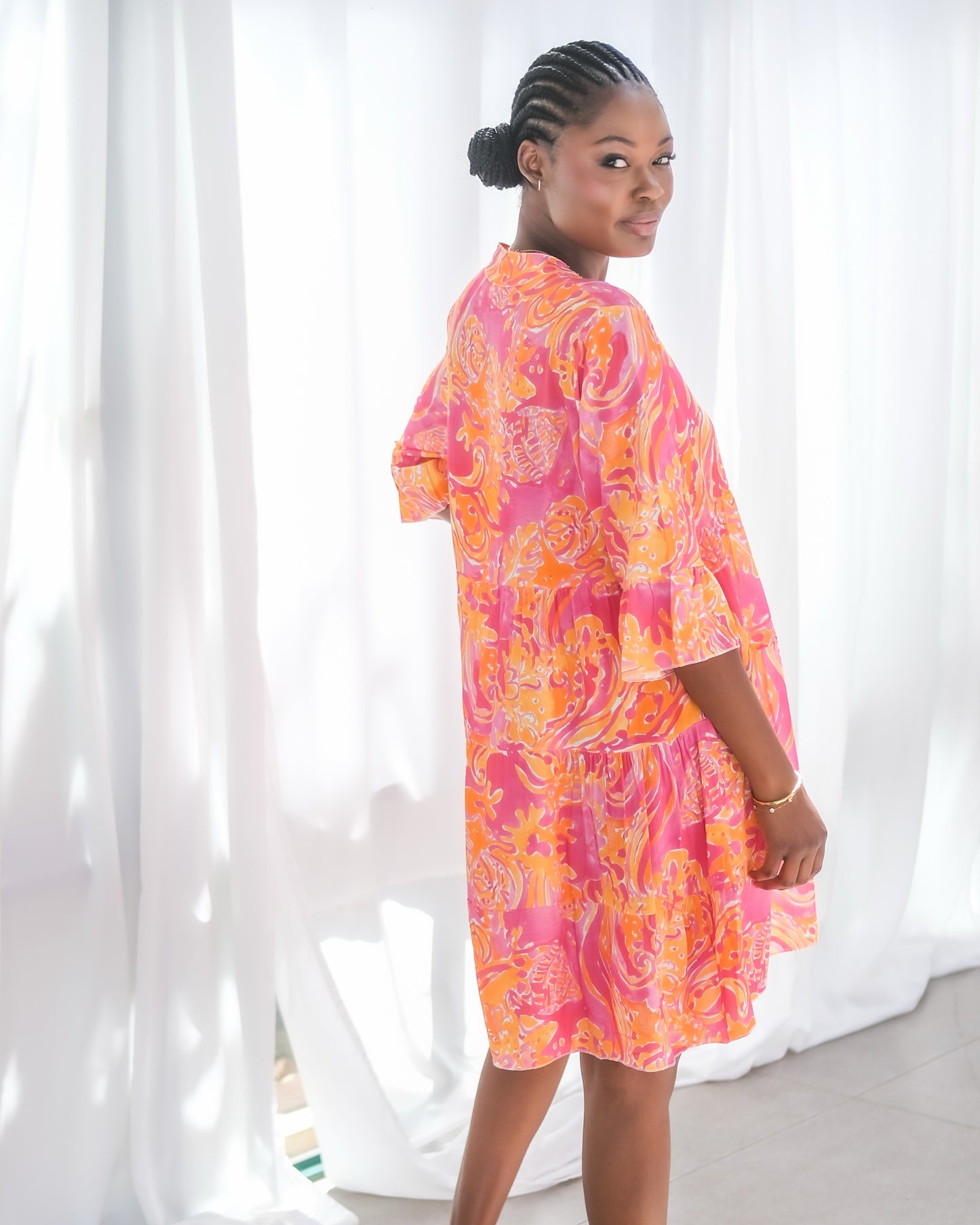 Meadow Walk Dress | Sunset Haze