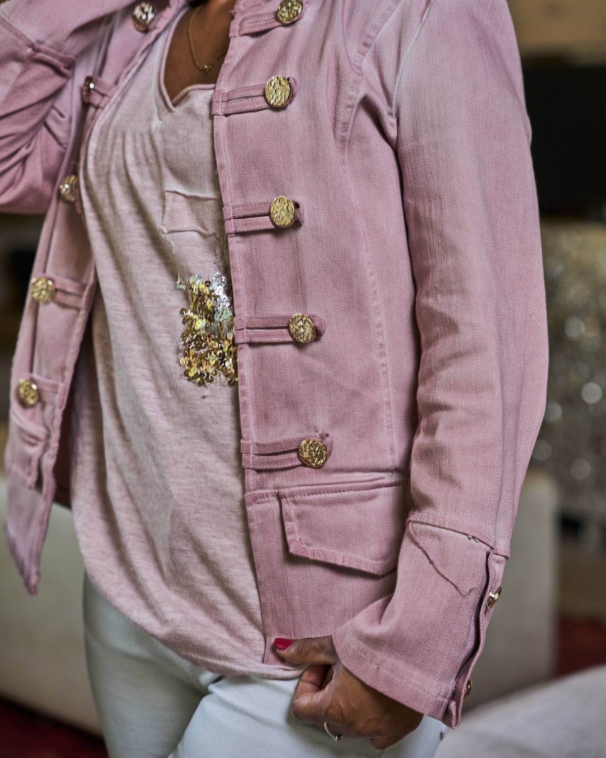 Midnight In Paris Jacket | Blush
