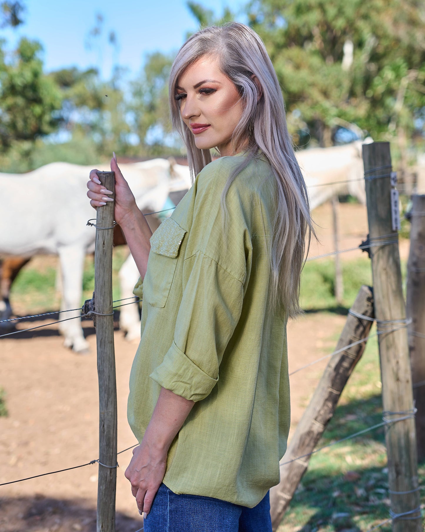 Misty Glow Shirt | Pistachio