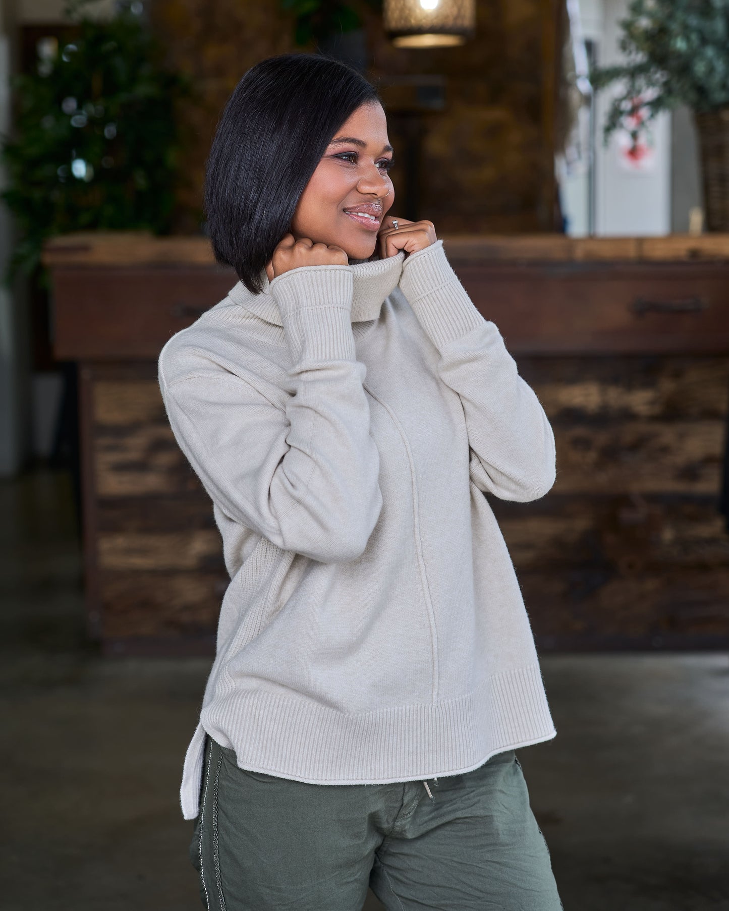 Modern Classic Knit | Beige
