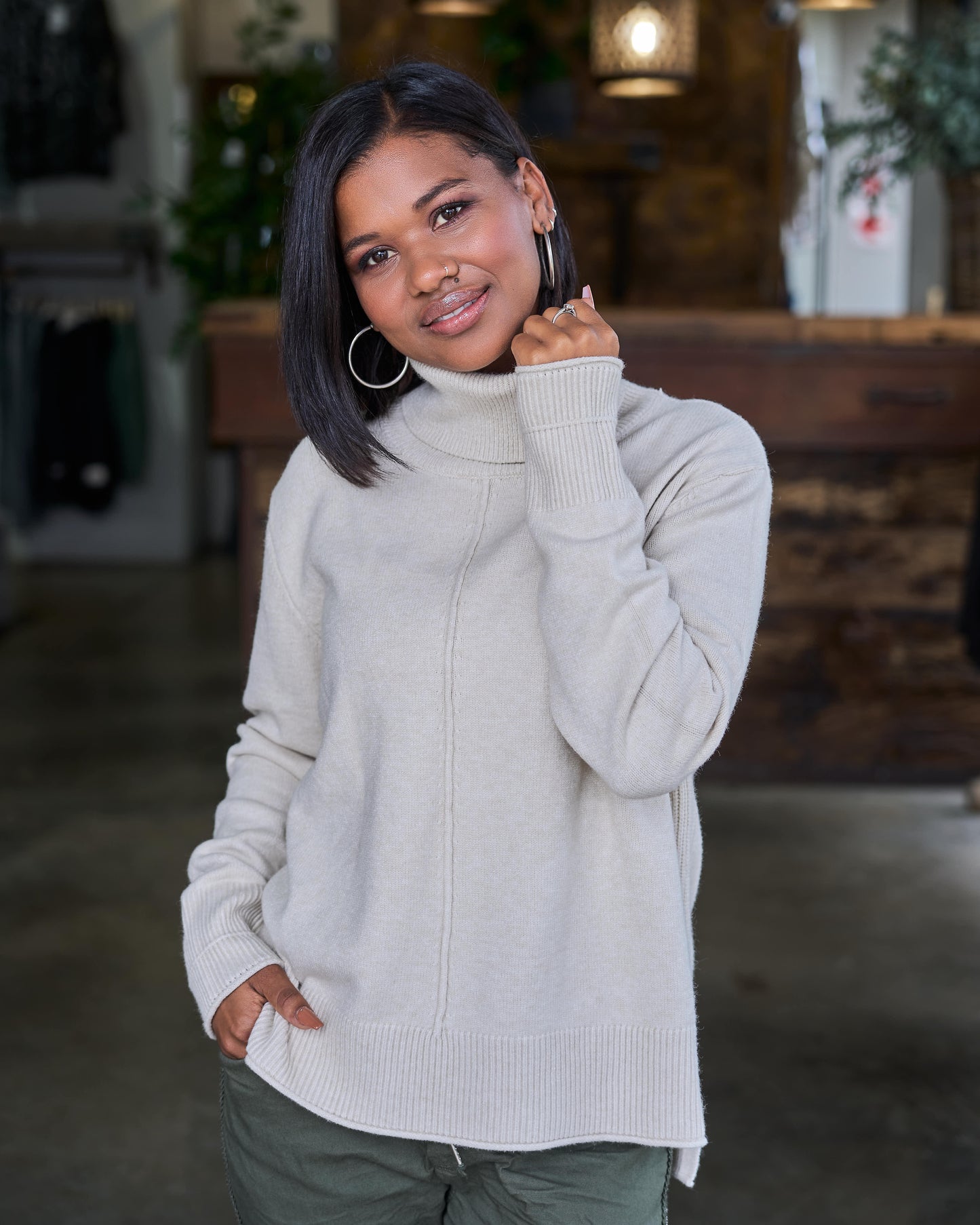 Modern Classic Knit | Beige