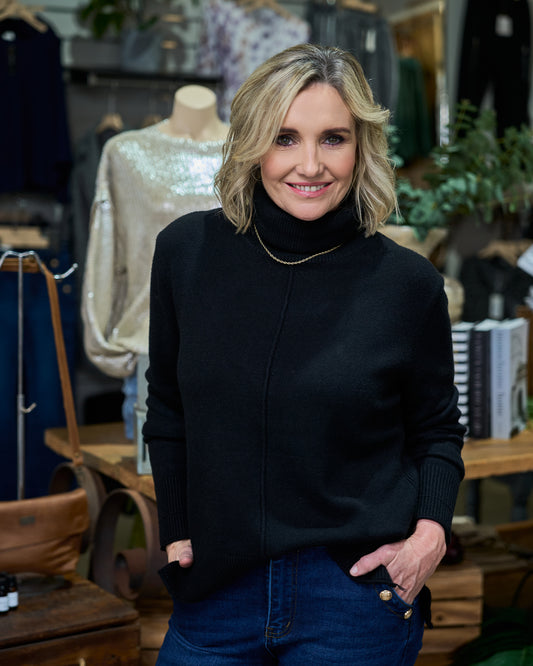 Modern Classic Knit | Black