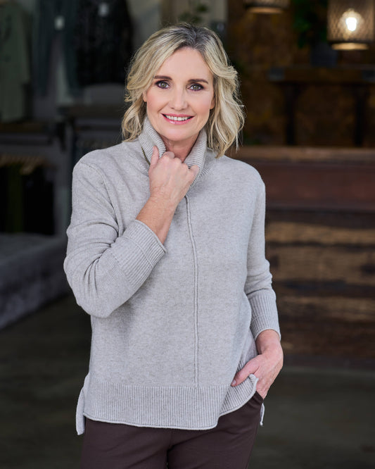 Modern Classic Knit | Taupe