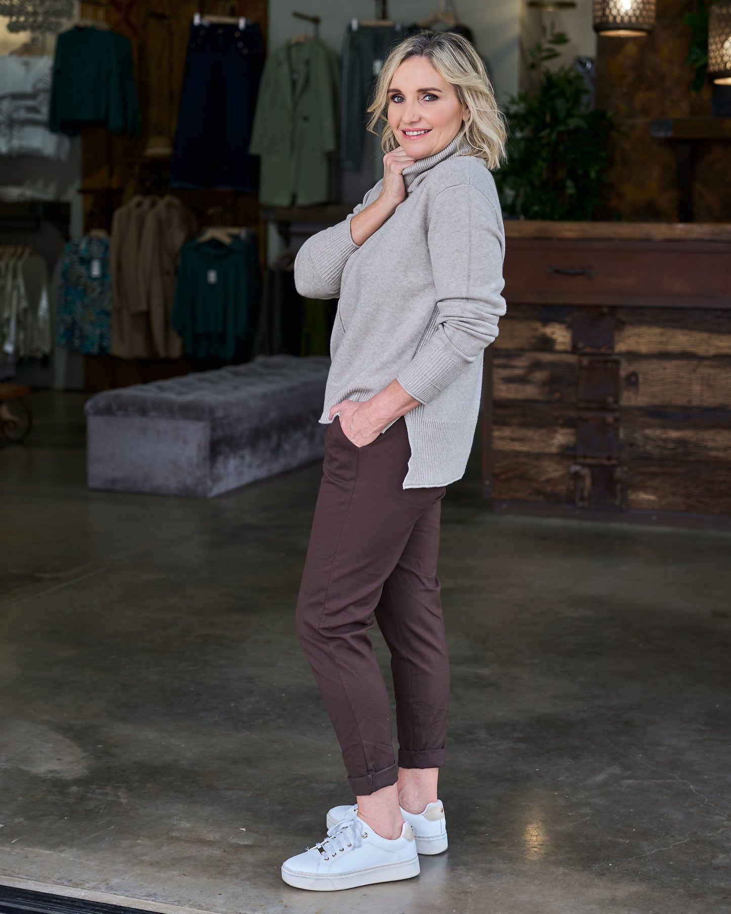 Modern Classic Knit | Taupe