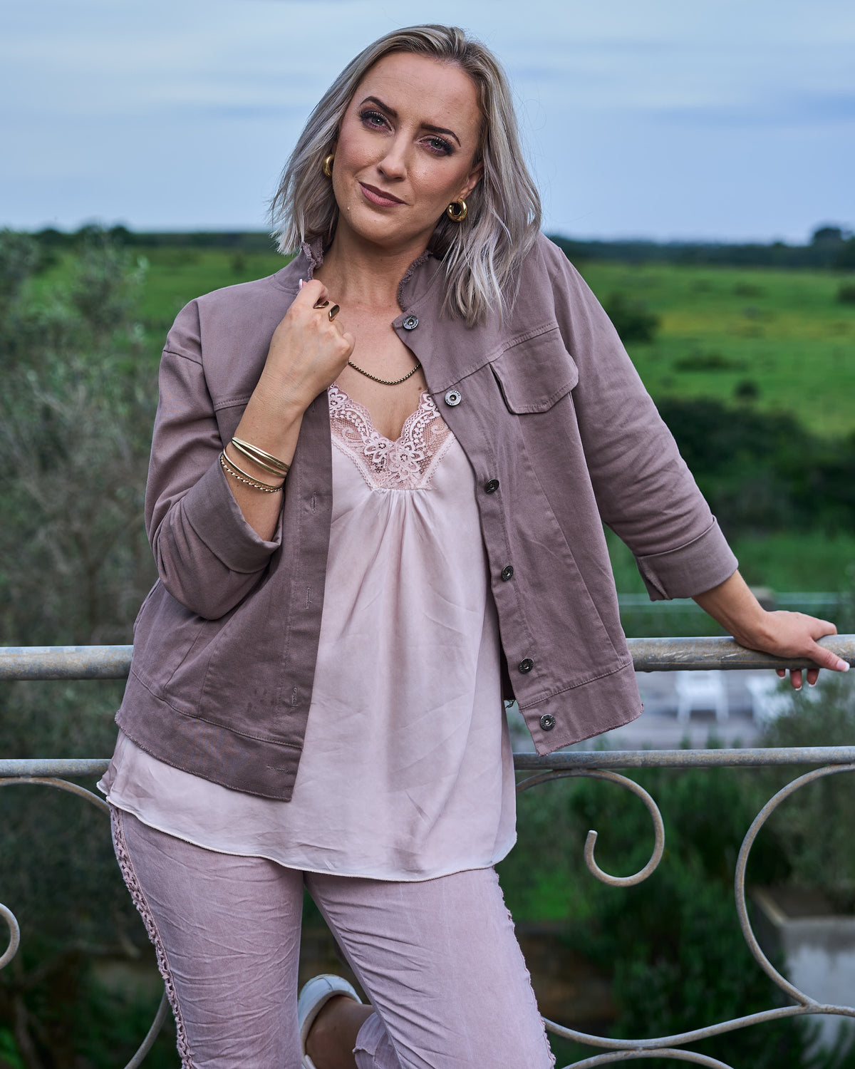 Morning Rush Bomber Jacket | Cocoa