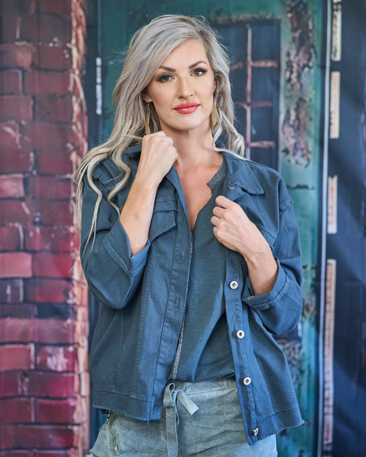 Morning Rush Bomber Jacket | Dark Grey