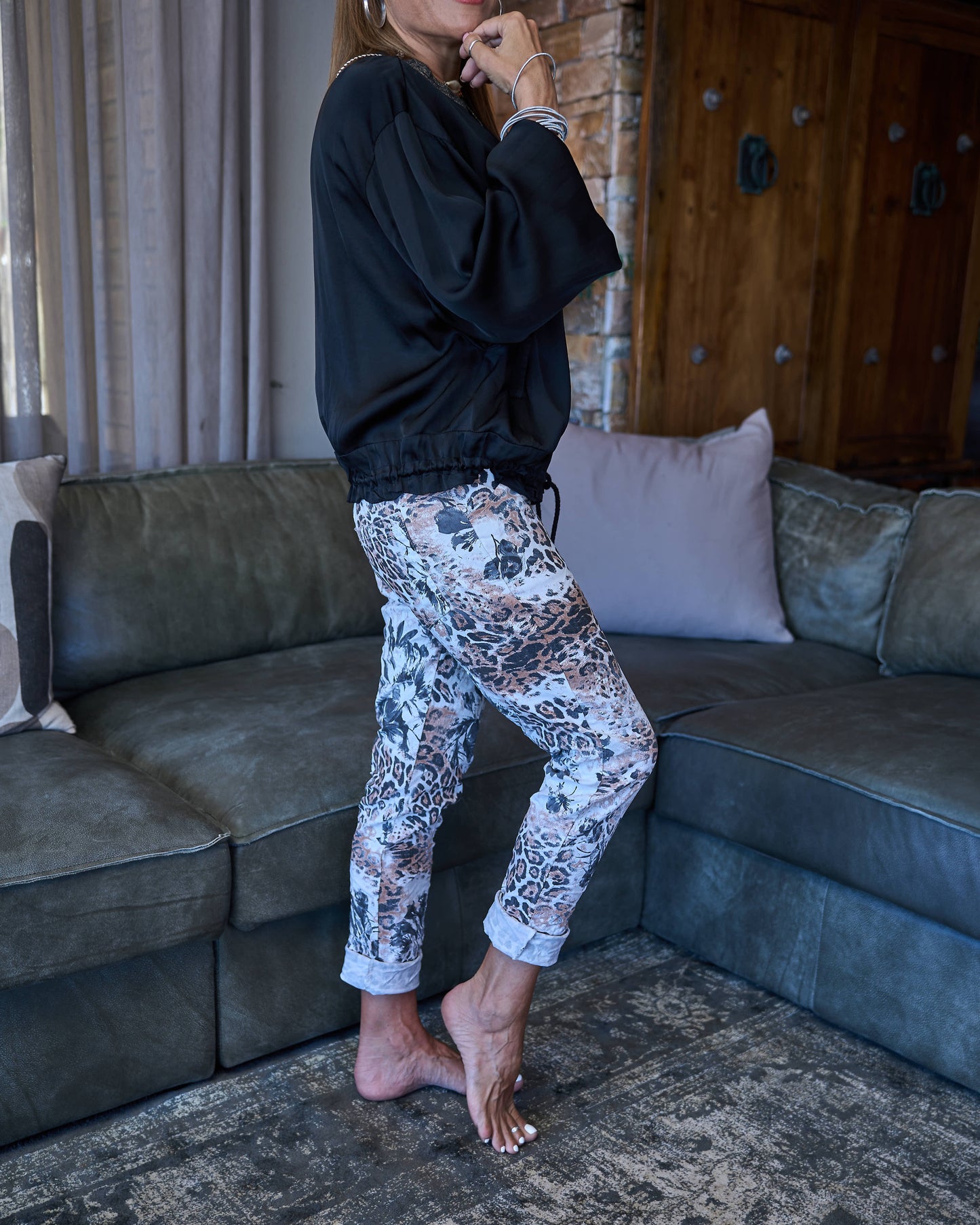 Temptation Drawstring Pants | Off-White