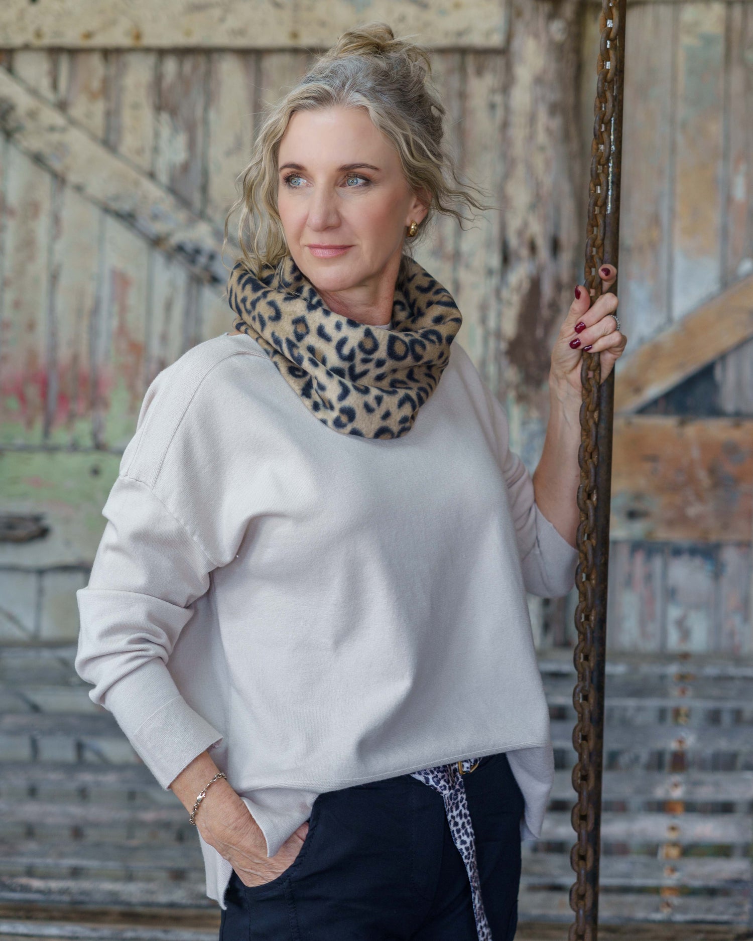 Not Over You Knit | Beige