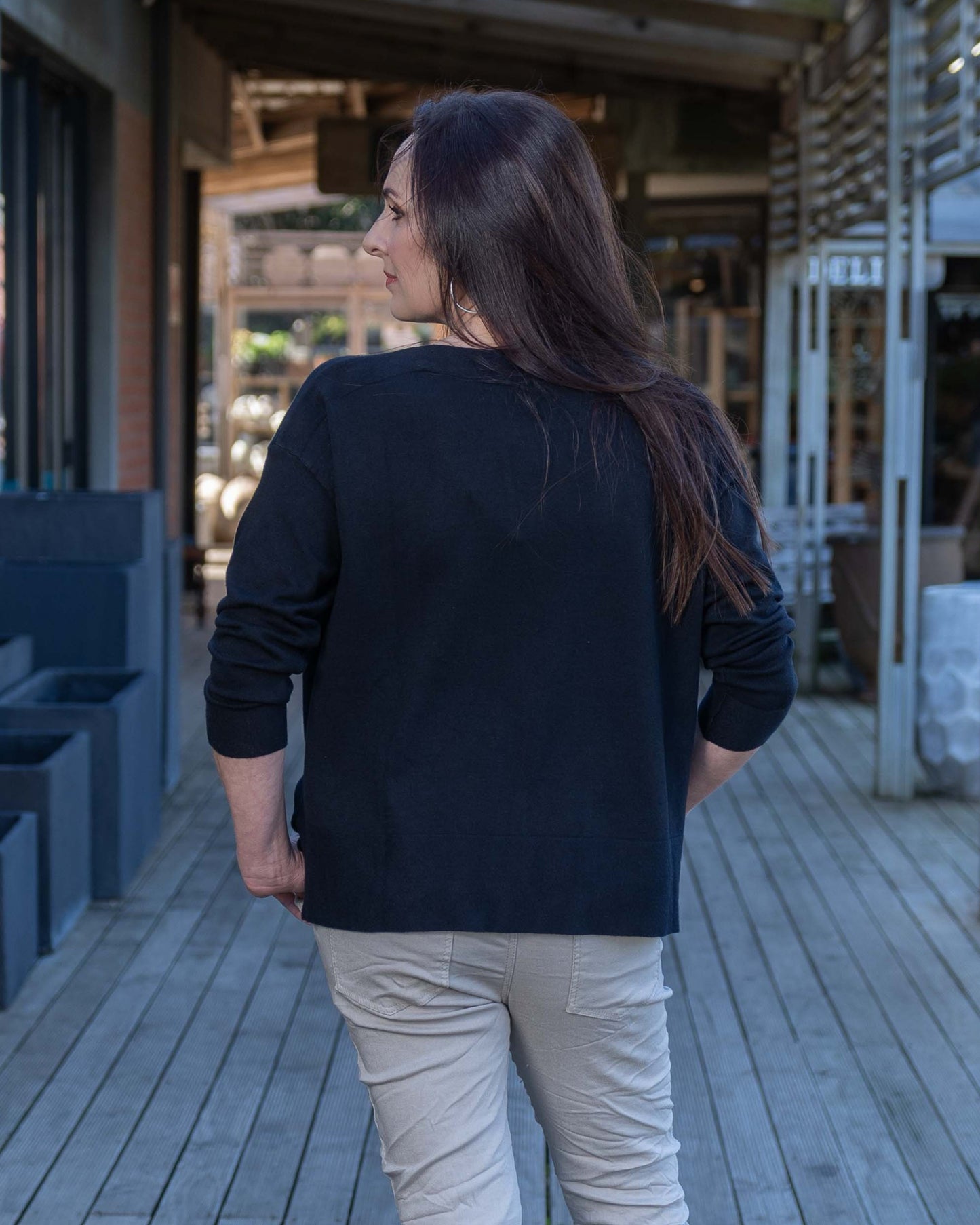 Not Over You Knit | Black