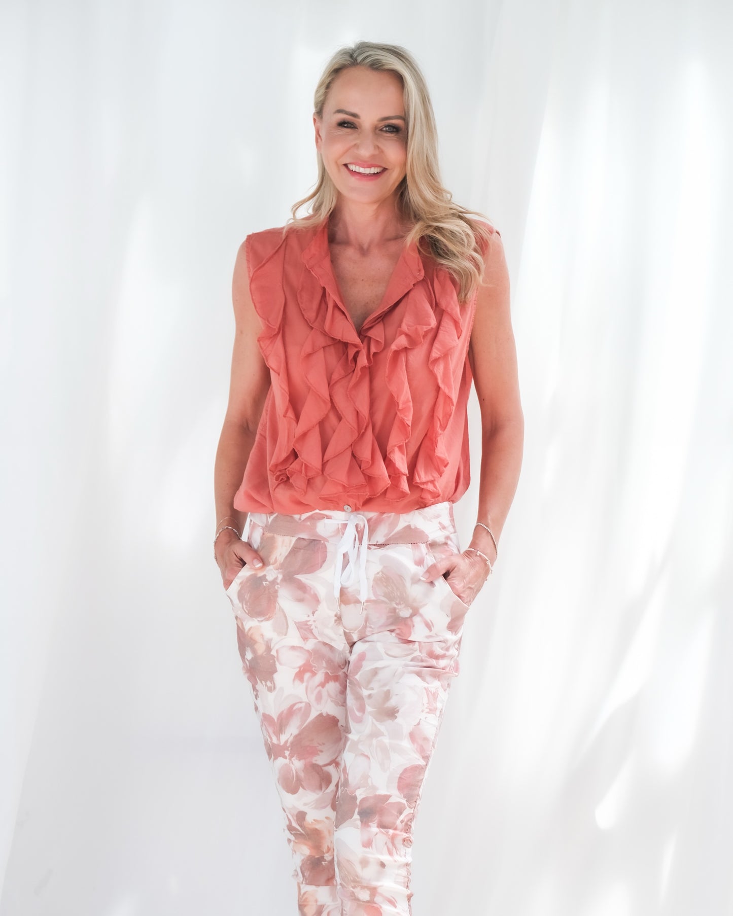 Ocean Wave Shirt | Coral