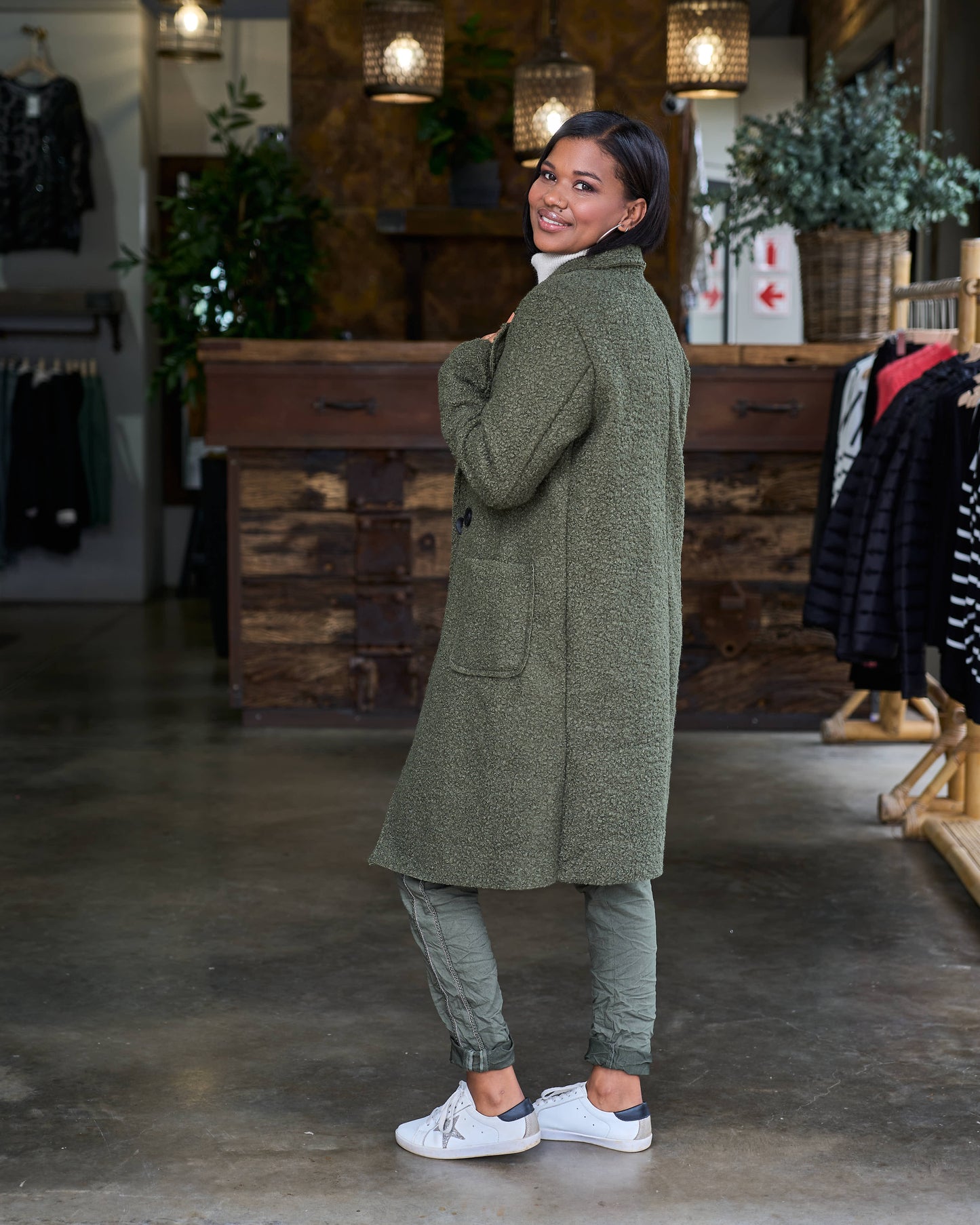 On The Edge Coat | Olive