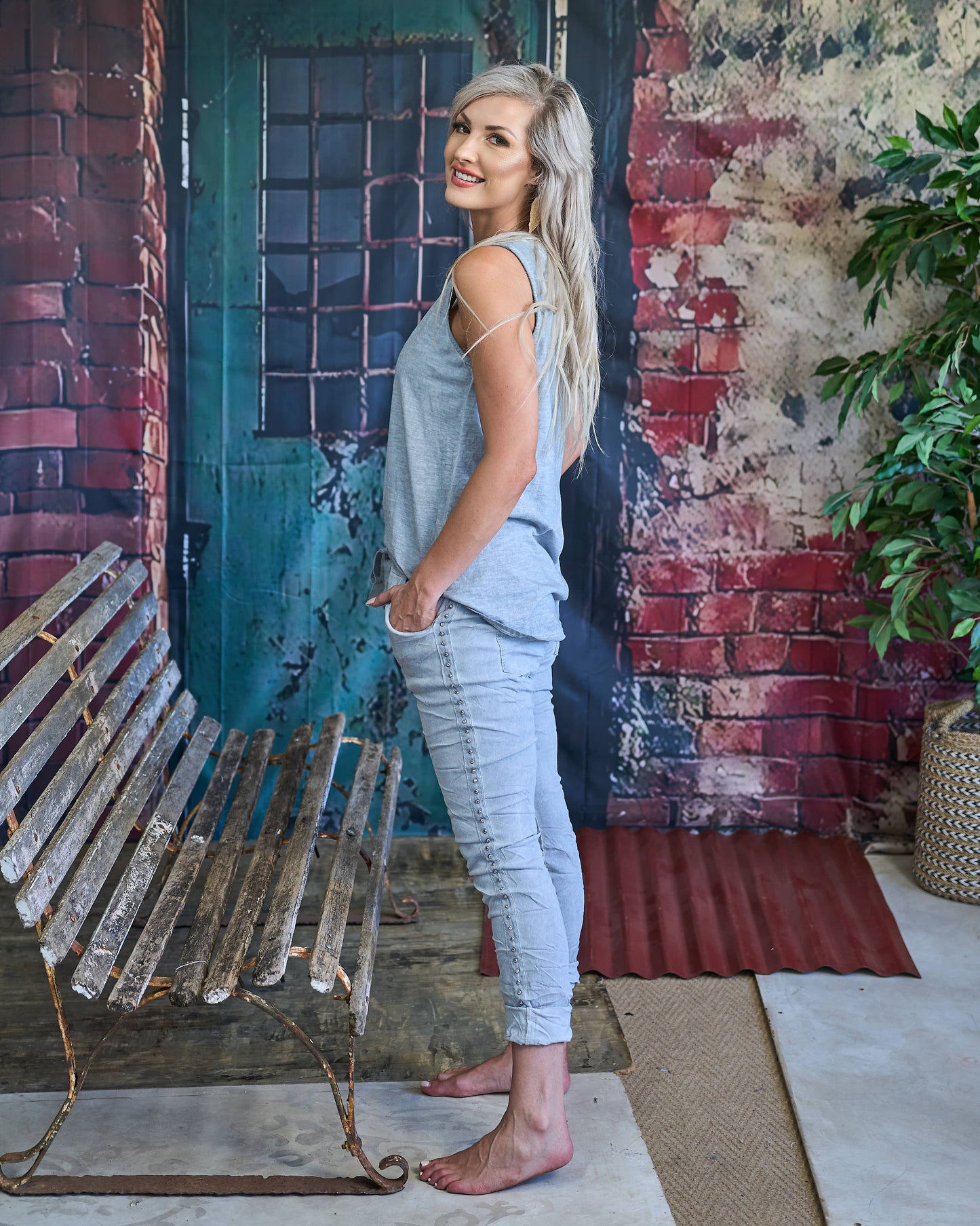 Open Air Top | Light Grey