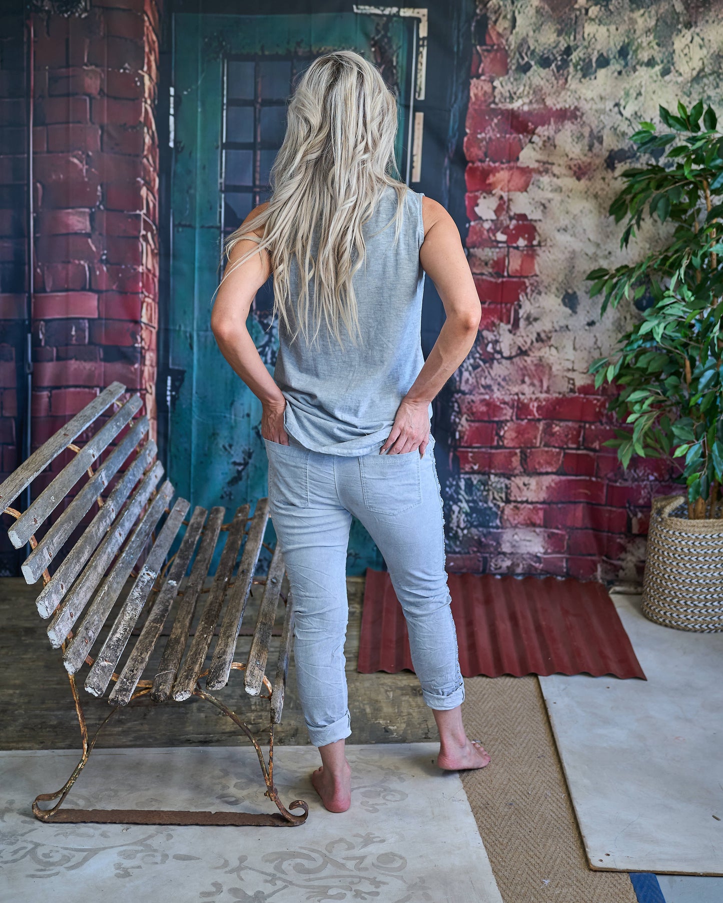 Open Air Top | Light Grey
