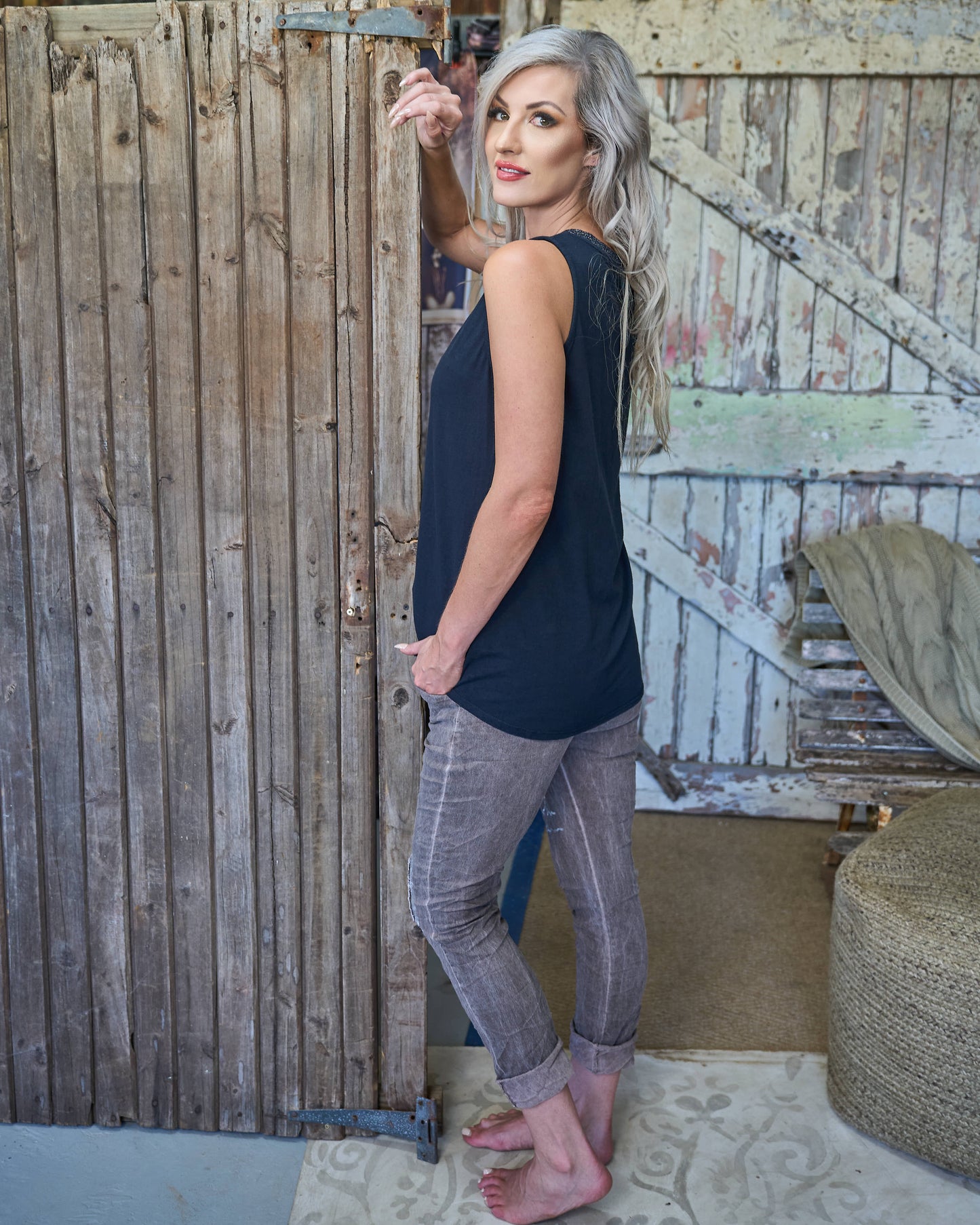 Open Air Top | Midnight Ink