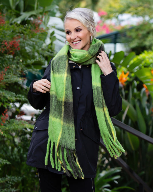 Oversized Scarf | CB Green