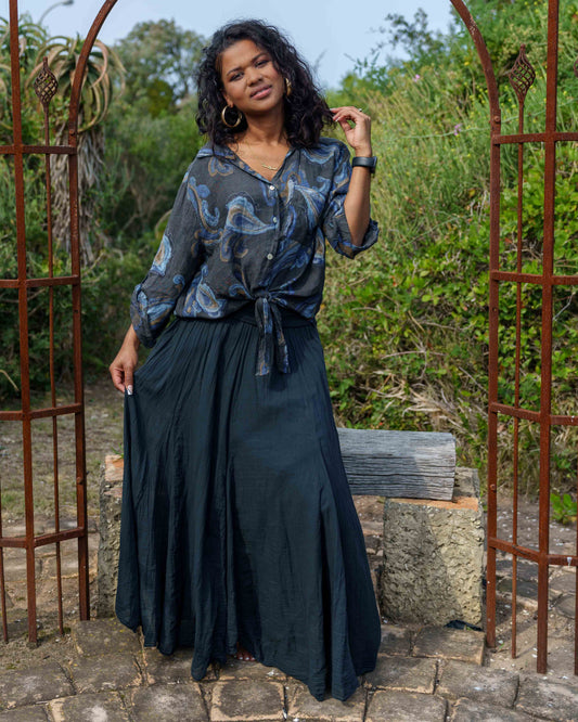 Uptown Girl Skirt | Black