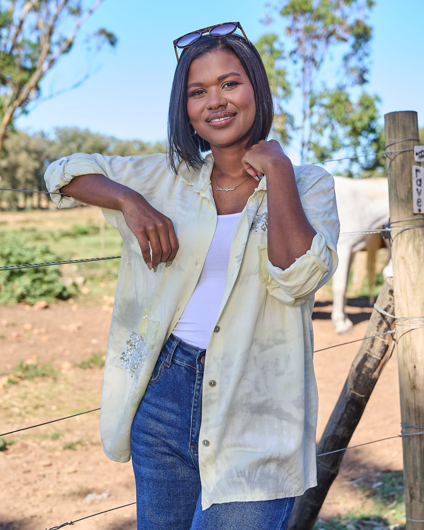 Pocket Party Shirt | Butter Yellow