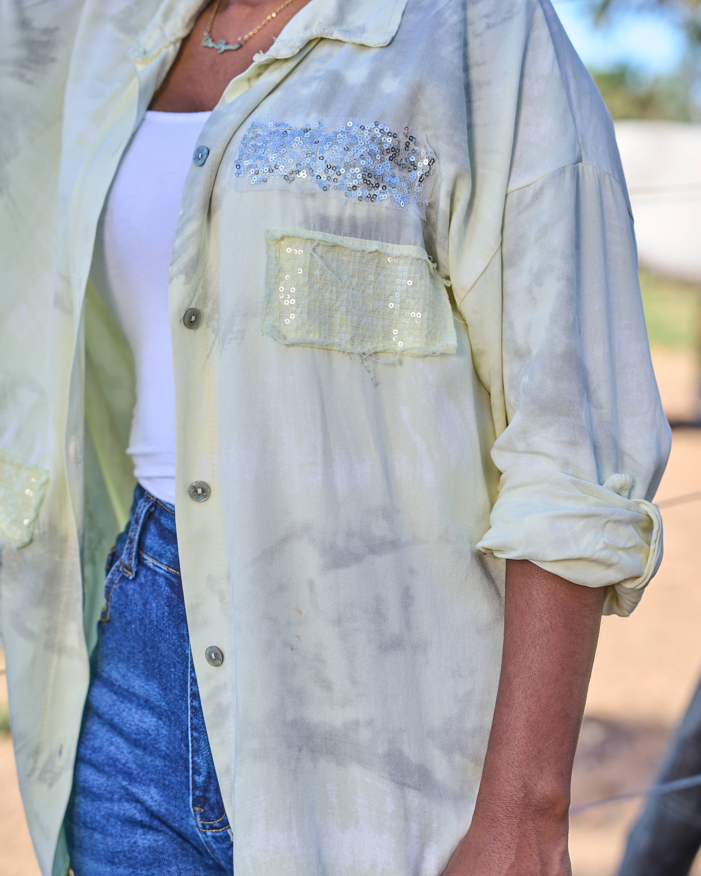 Pocket Party Shirt | Butter Yellow