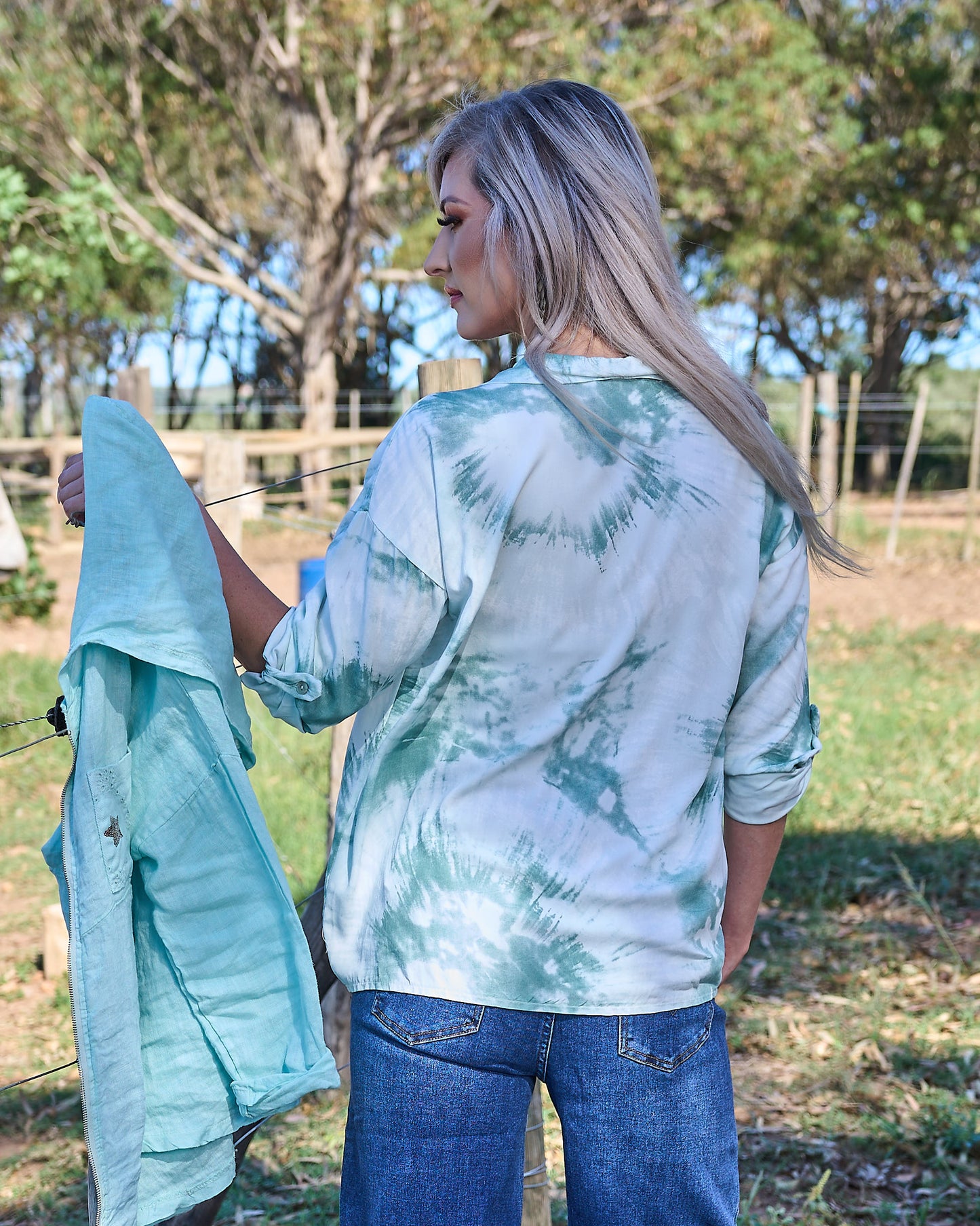 Pocket Party Shirt | Winter Aqua