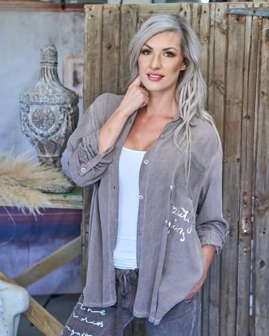 Pocket Statement Shirt | Cocoa