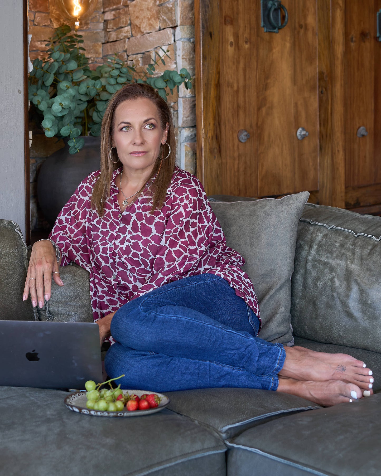 Safari Breeze Shirt | Fuchsia