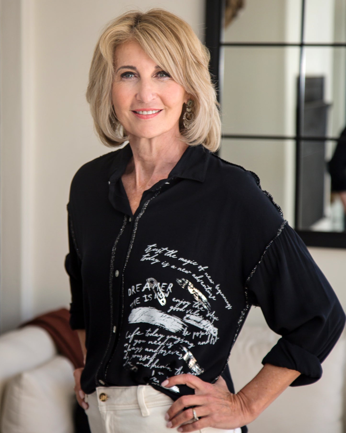 Scripted Love Shirt | Black