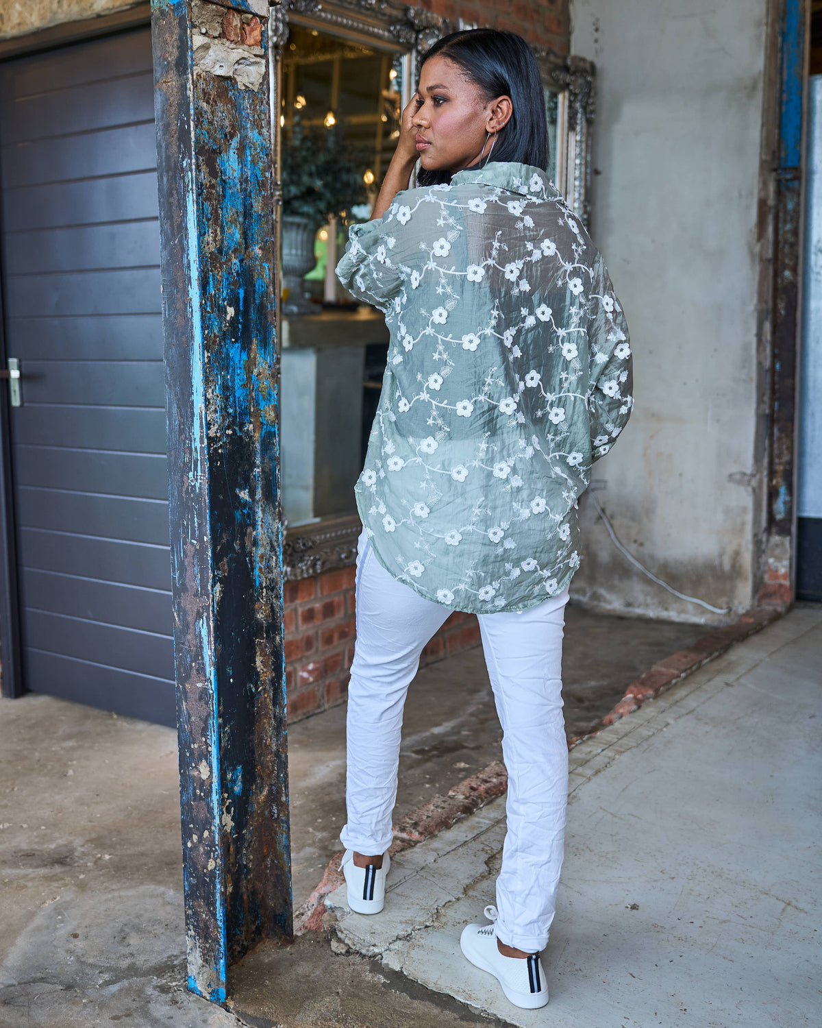 Senorita Drawstring Pants | White