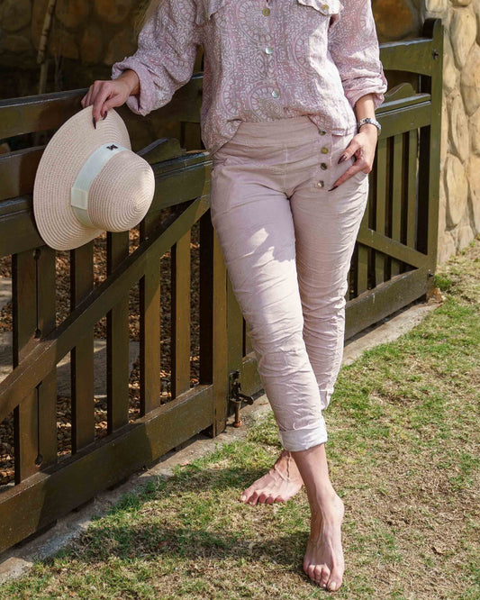 Secret Lane Drawstring Pants | Blush