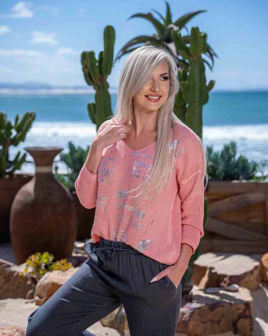 Senatra Knit | Salmon