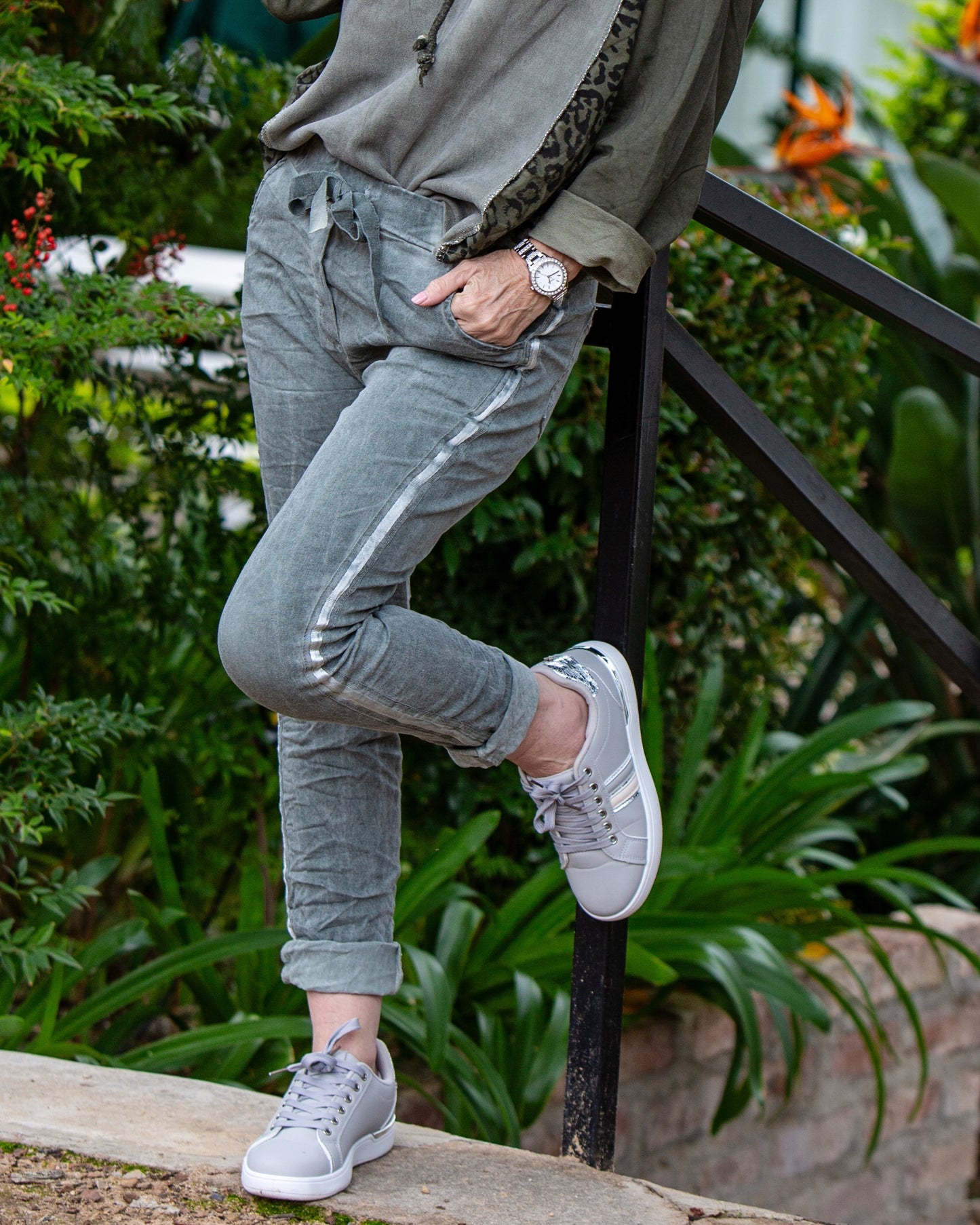 Senorita Drawstring Pants | Olive