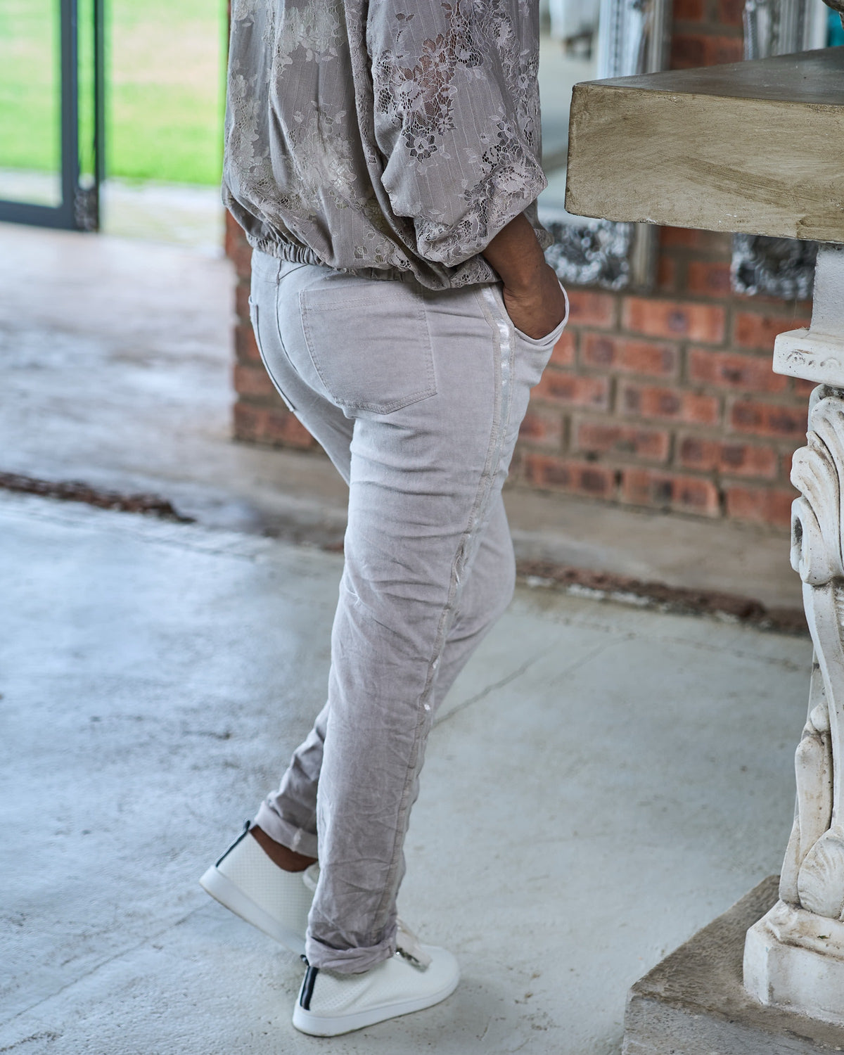 Senorita Drawstring Pants | Taupe