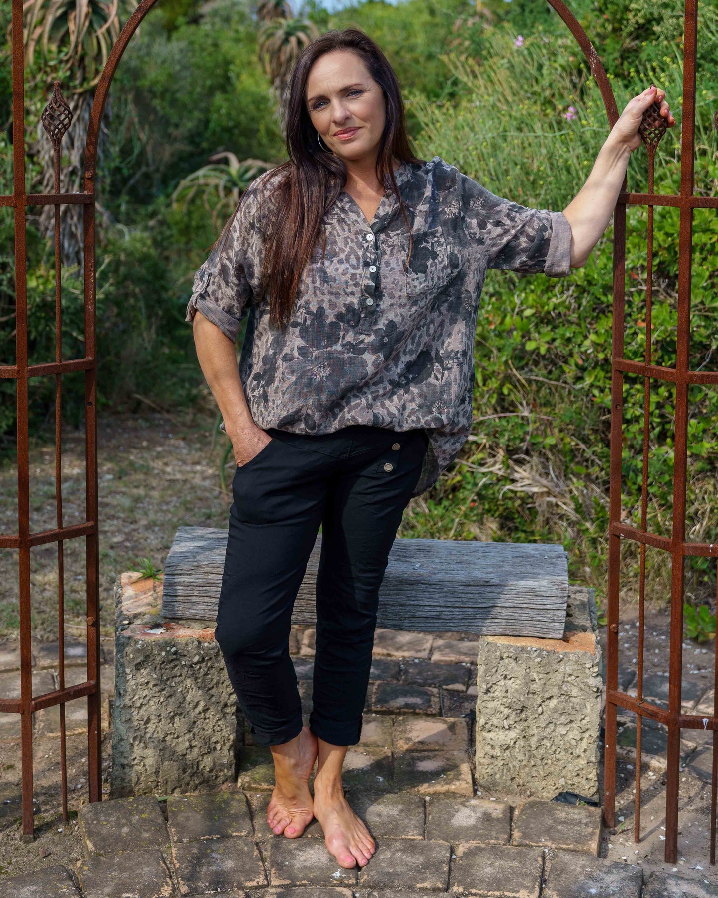 Signature Button Up | Taupe