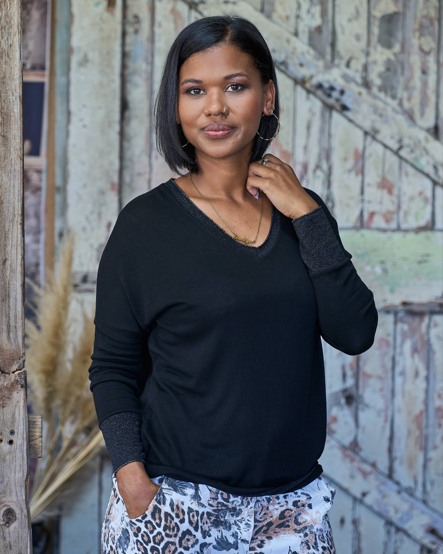 Silver Lining Knits | Black