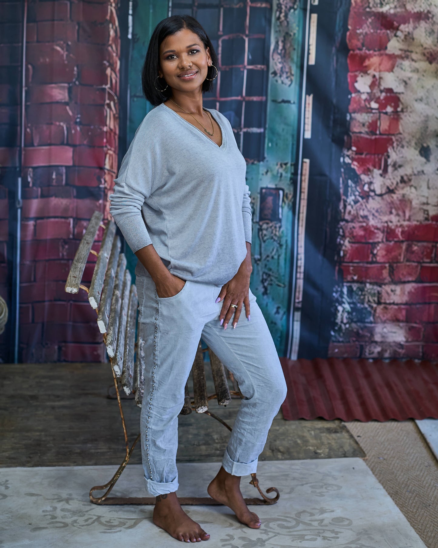 Silver Lining Knits | Light Grey