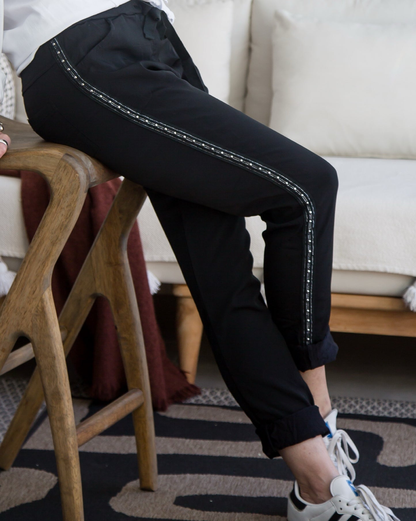 Smooth Moves Drawstring Pants | Black