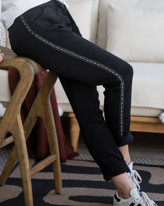 Smooth Moves Drawstring Pants | Black