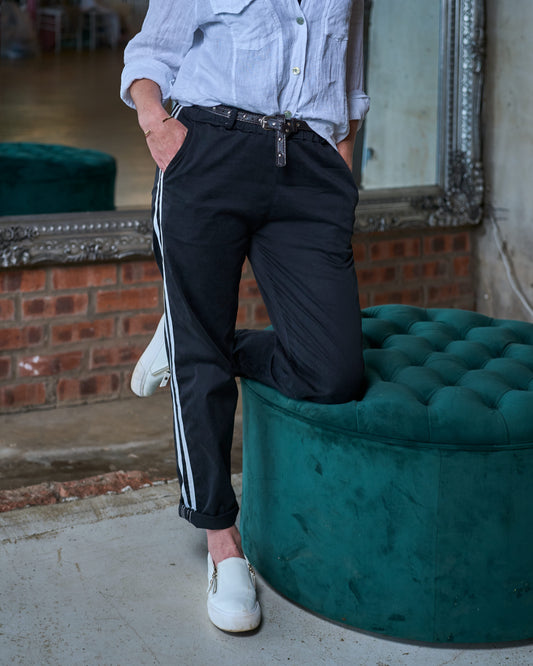 Weekend In Capri Pants | Black