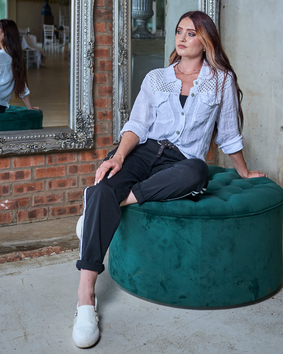 Stand By Me Linen Jacket | White
