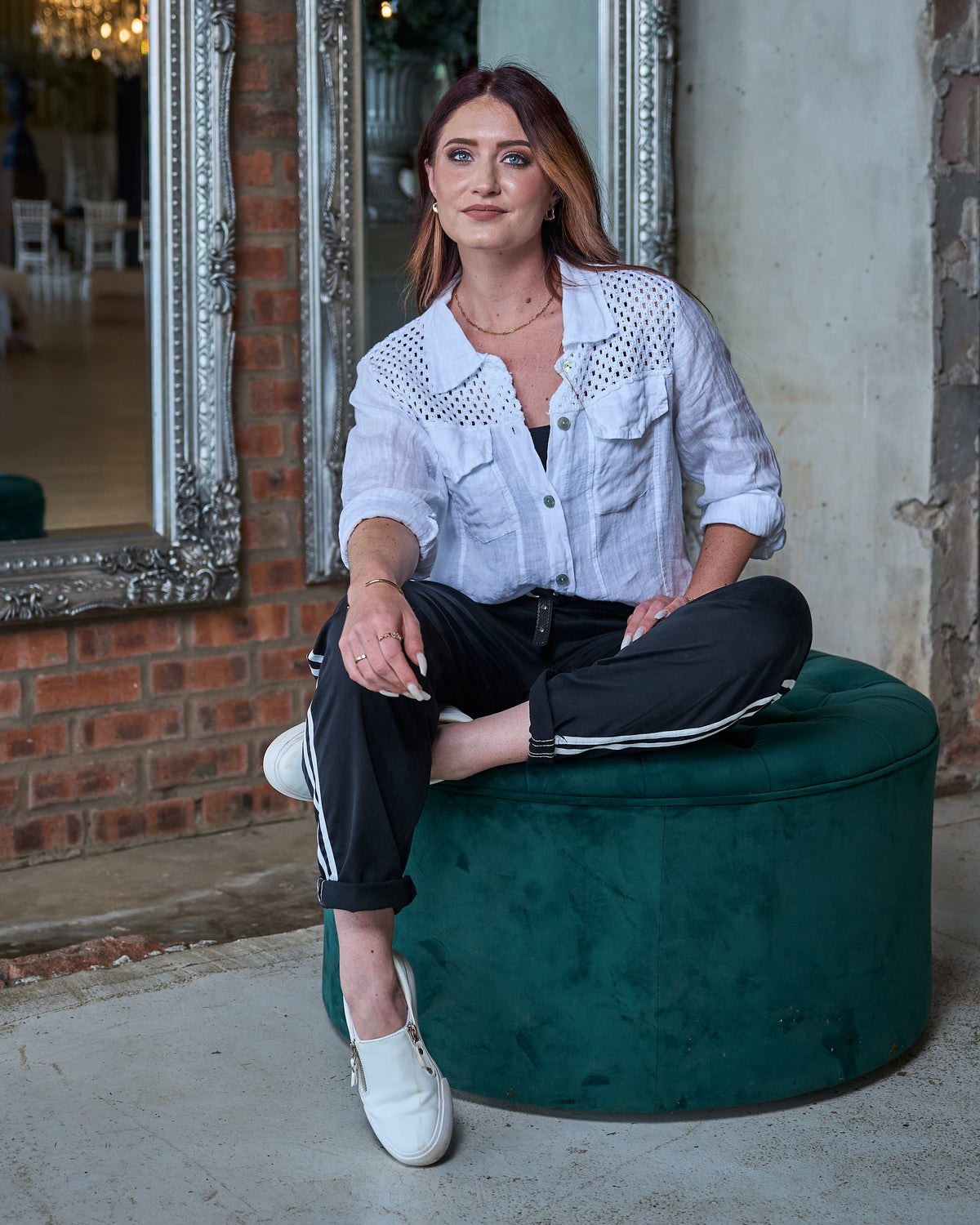 Stand By Me Linen Jacket | White