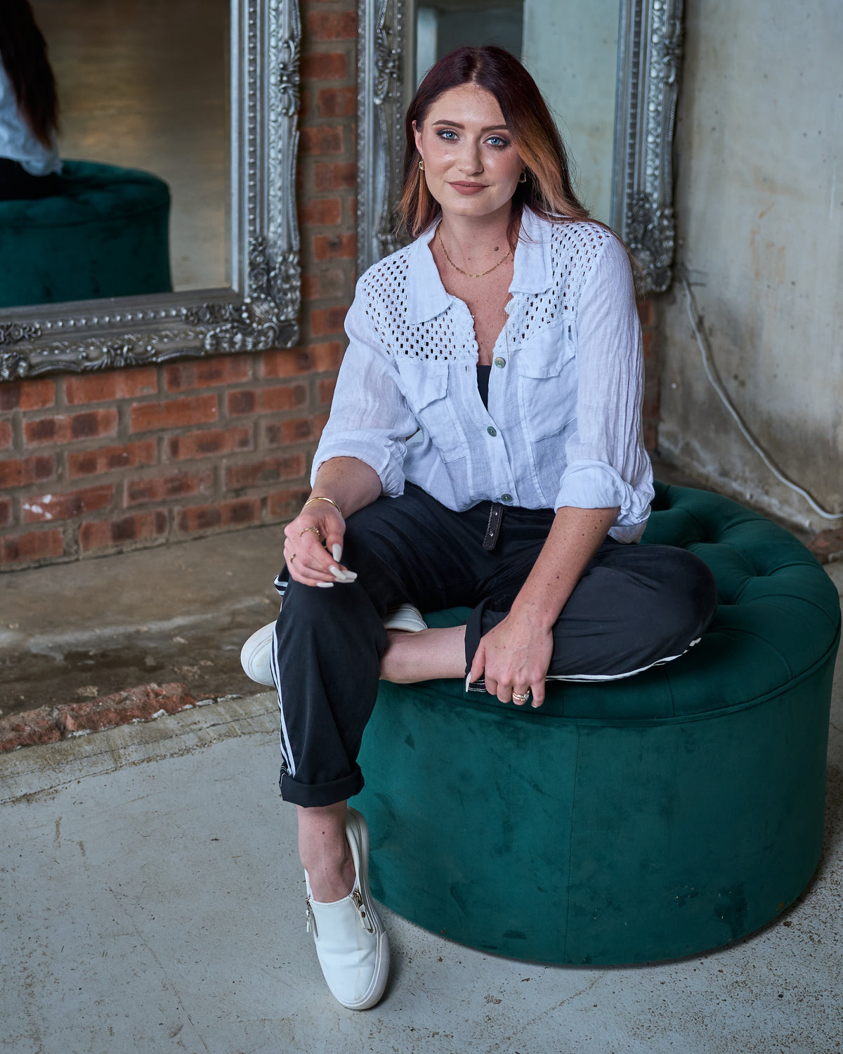 Stand By Me Linen Jacket | White