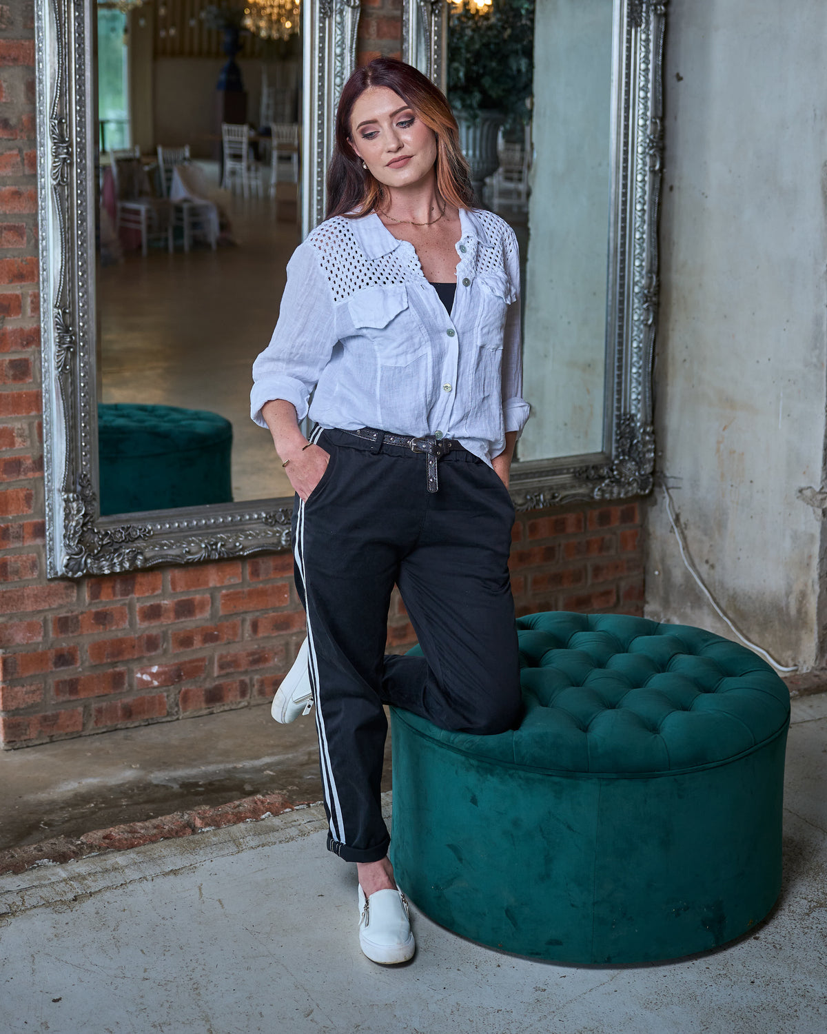 Stand By Me Linen Jacket | White